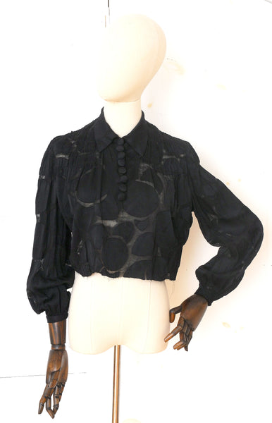 sale / Deco re-worked Blouse / 1930s