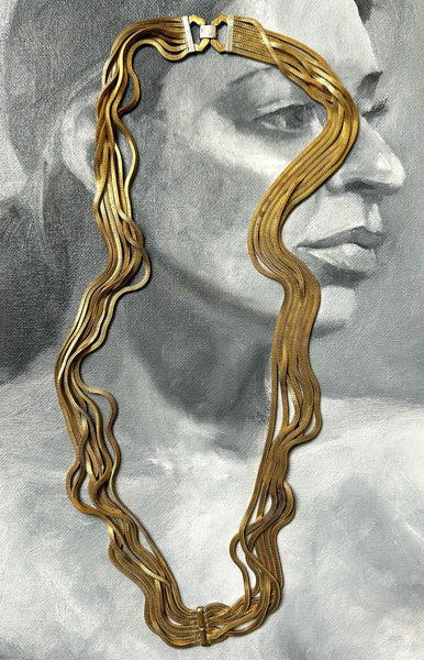 1940s Seven Layer Necklace
