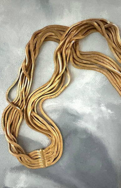 1940s Seven Layer Necklace