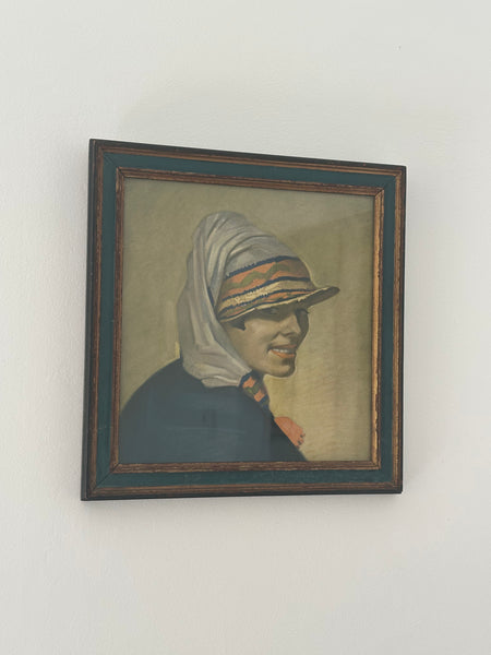 1920's "Grinny" Framed Lithograph