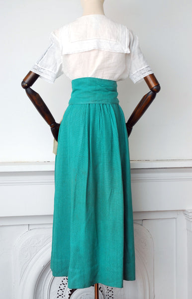 Rare Antique Day Skirt / 1910s-20s