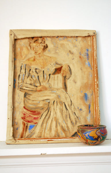 Blue Gown Seated Lady  / 1948