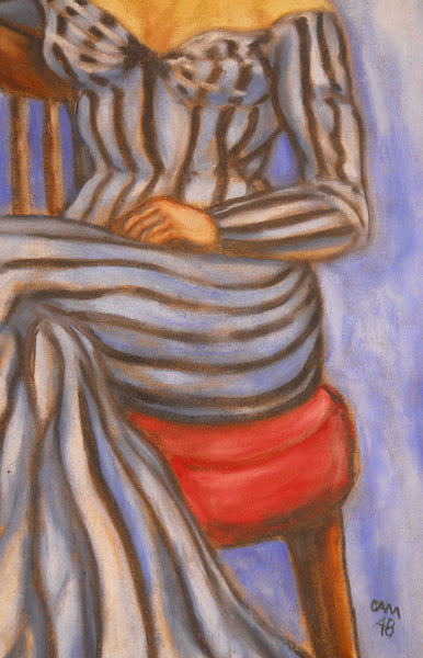 Blue Gown Seated Lady  / 1948