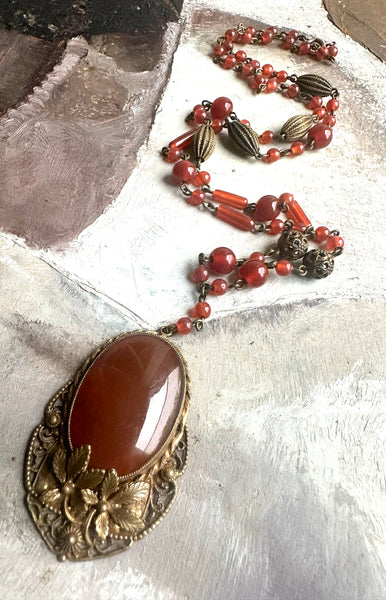 1930's Looking Glass Pendant