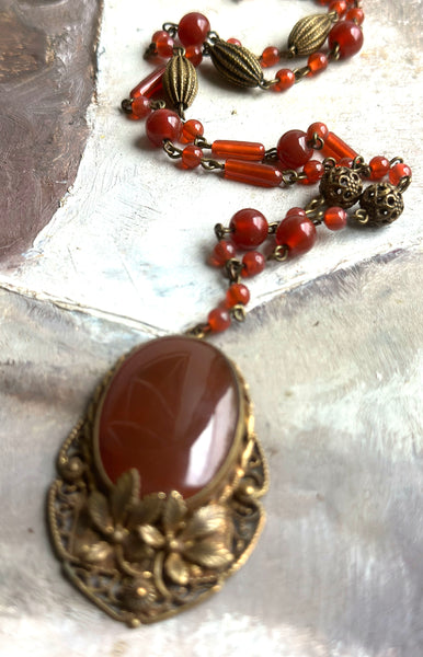 1930's Looking Glass Pendant