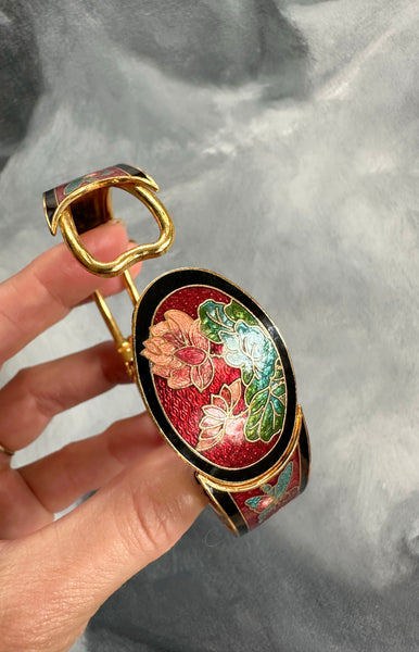 1980s Cloisonné Bracelet