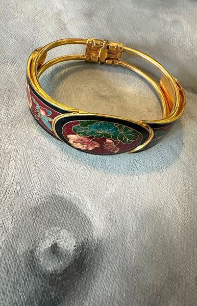 1980s Cloisonné Bracelet