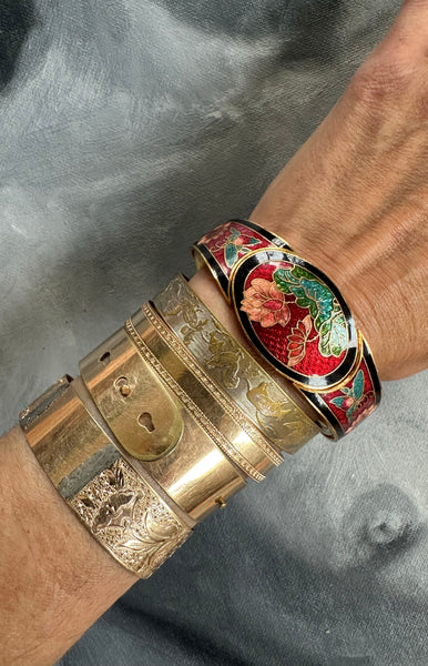 1980s Cloisonné Bracelet