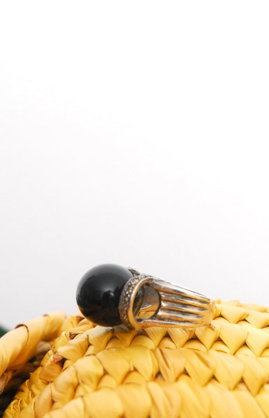 Deco Cocktail Ring  / 1930s