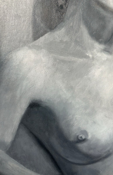 Gray Woman Study Painting