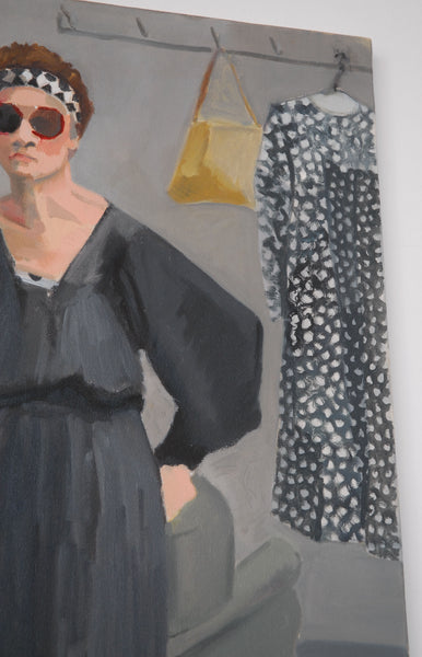 Dress With Attitude Painting / c. 1980s