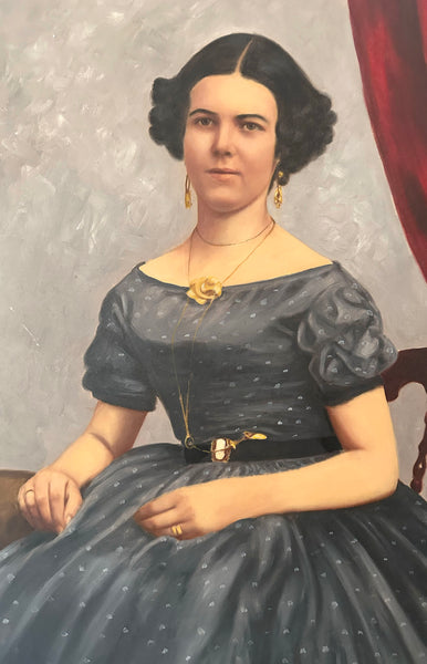 Jeweled Victorian Portrait / 1961