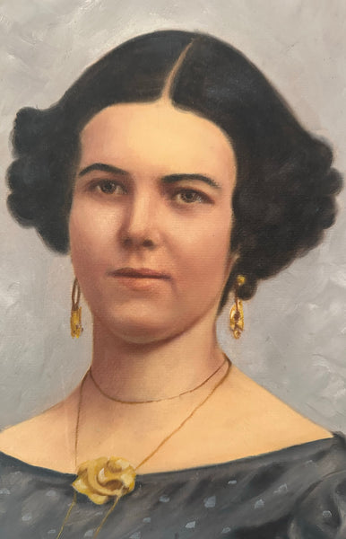 Jeweled Victorian Portrait / 1961