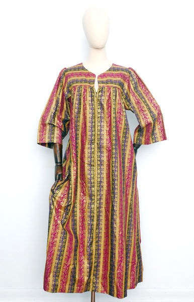 Krist Gudnason Gold Maxi Dress / 1980s