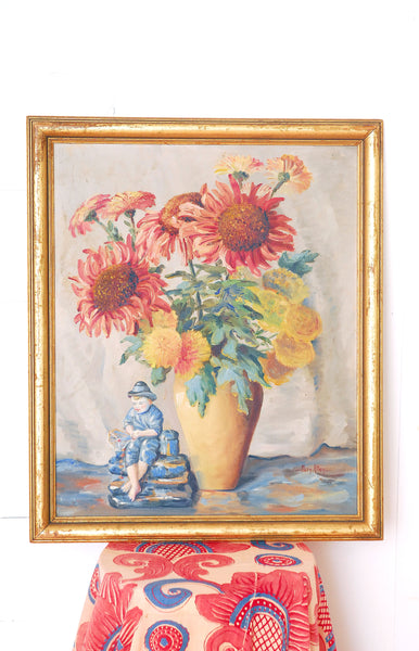 Dusky Pink Still Life  / 1930s-40s