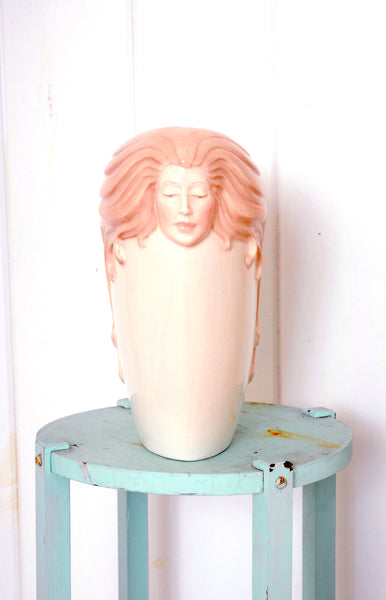 Huge Deco-style Mermaid Vase / c.1980s