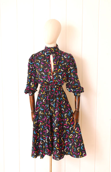 Bright Moon Jack Mulqueen dress / 1970s / Wounded Birds