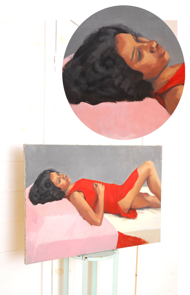 Resting in Red Portrait / c.1980s