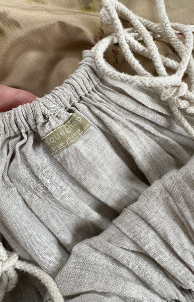 Pipsqueak Chapeau Linen Rope Drawstring Dress