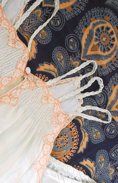 Braided Seafoam Pajamas / 1930s
