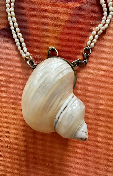 A Shell Purse Necklace