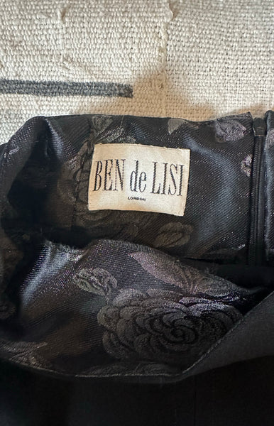 Ben de Lisi Car Wash Split Skirt / c.1990s
