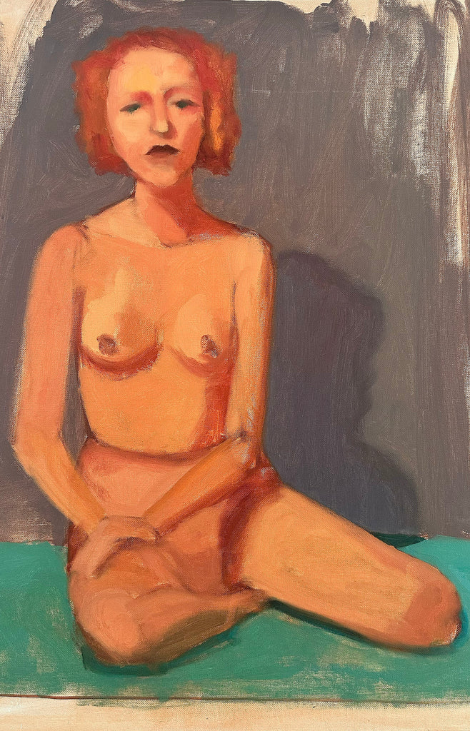 Dark Lipped Woman Study Portrait