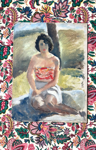 1950s Tube Top Woman