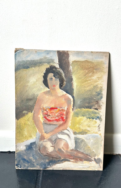 1950s Tube Top Woman