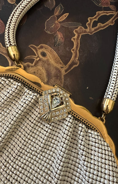Whiting & Davis Mesh Purse / 1930s