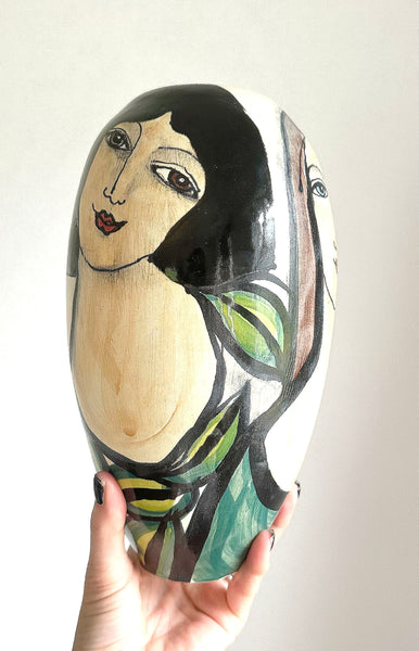 Three Bold Women Vase / c.1980s