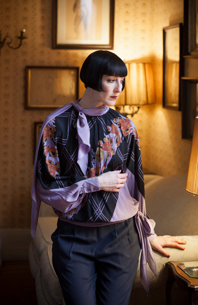 1970s Parisian Scali Silk Blouse
