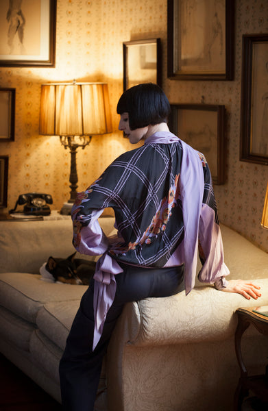 1970s Parisian Scali Silk Blouse