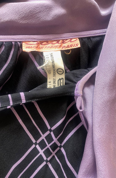 1970s Parisian Scali Silk Blouse