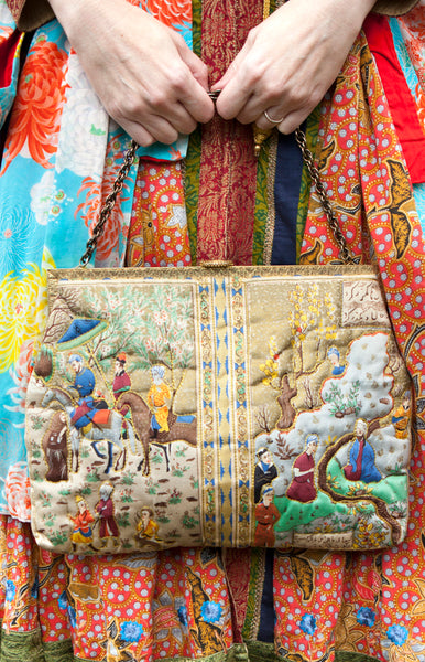 1950s Quilted Gilt Purse