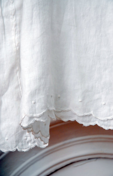 sale | Embroidered Antique Nightgown, Plus Size  / 1910s-20s