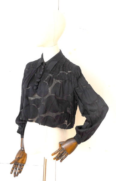 sale / Deco re-worked Blouse / 1930s