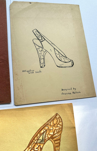 1940s Fashion Illustrations - Set of 6 by Jeanne Nelson