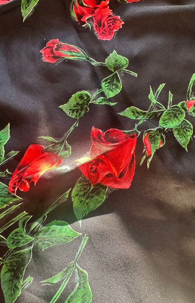 French Roses Silk Scarf