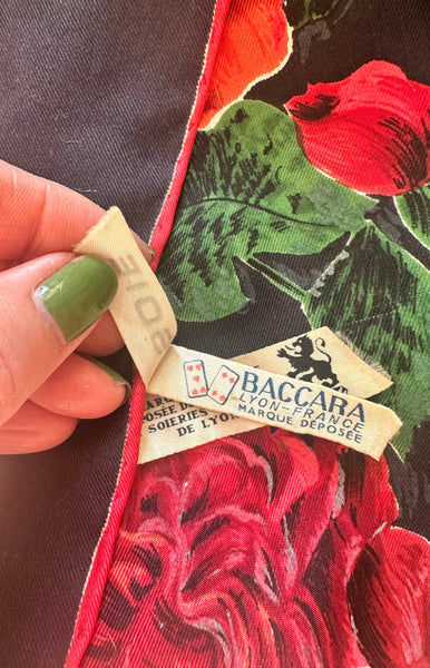 French Roses Silk Scarf