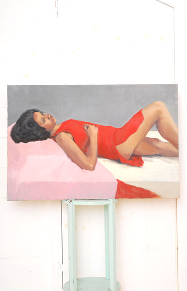 Resting in Red Portrait / c.1980s