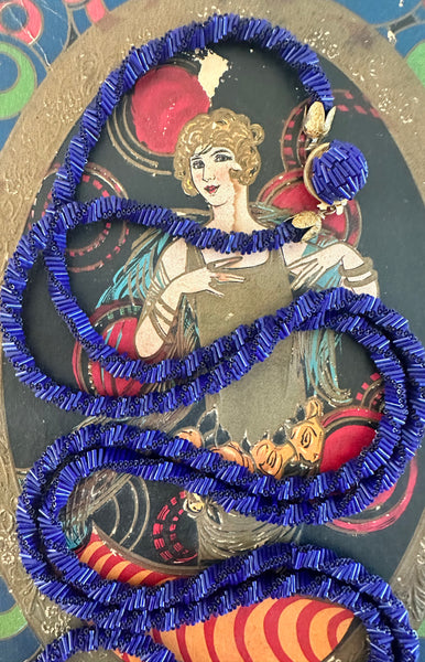 1930's Long Spiral Beads