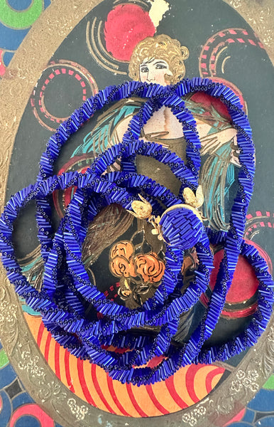 1930's Long Spiral Beads