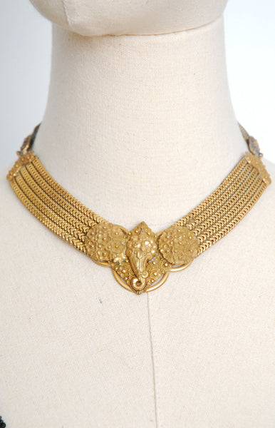 1940s Cornucopia Collar Necklace