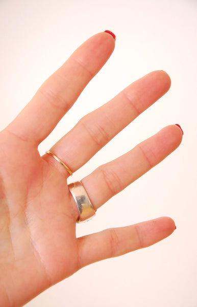 Sterling Silver Buckle Ring