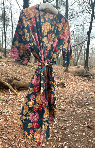 Cachet Floral Robe / 1970s
