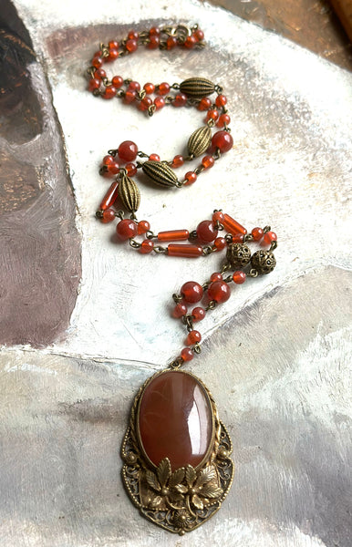 1930's Looking Glass Pendant