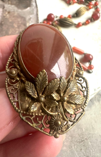 1930's Looking Glass Pendant