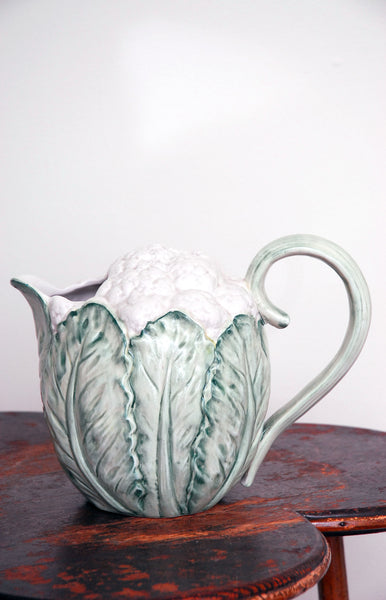 1989 2qt Cauliflower Pitcher