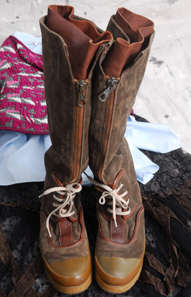 Chloé Suede & Leather Boots